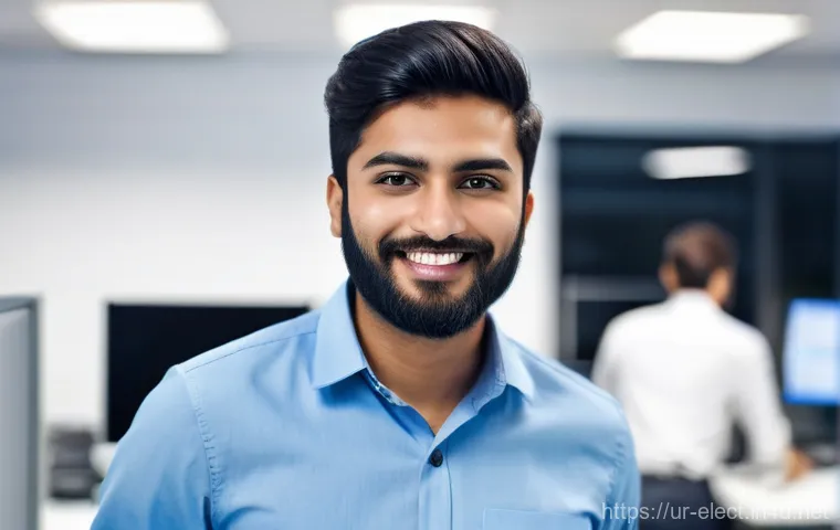 전자기기 자격증 취득의 중요성 - Prompt 1: Confident Electronics Professional with Certification**